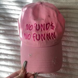 Pink dad hat